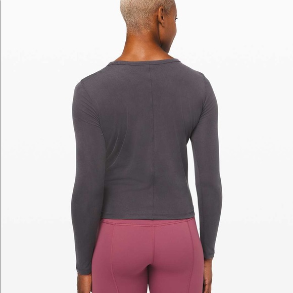 lululemon long sleeve rubbed top - Picture 2 of 4